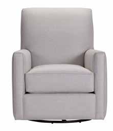LINCOLN LUCY 1475 Lincoln Swivel Glider Chair Total W30 D37 H35 Seat W22 D21 H18 Arm Height 24 Trim
