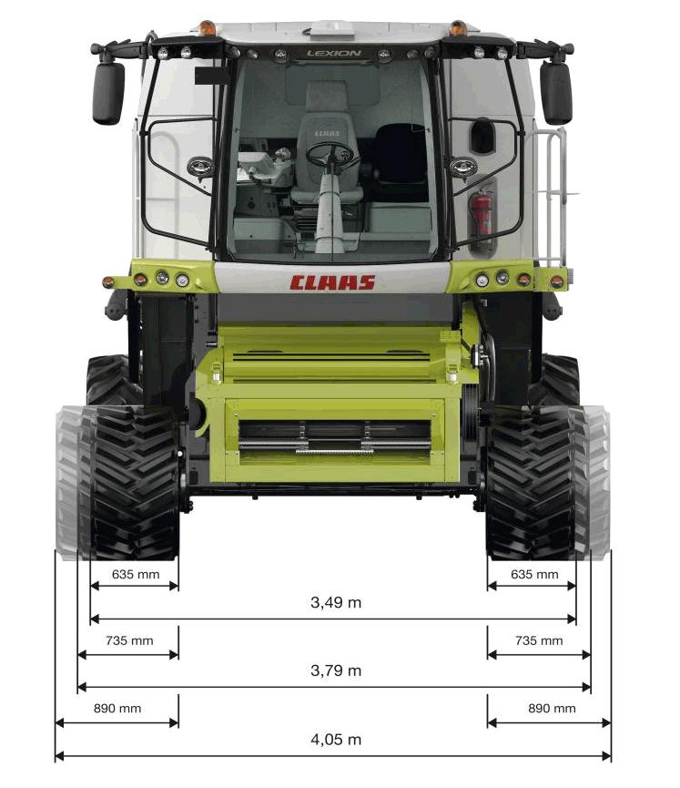Legal requirements Weight restrictions driven axle: 11,5 t on wheels vs.