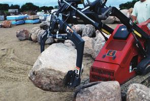 As a hydraulically-powered alternative to forks, pry bars and brute strength, the attachment s grapple arms and rubber grips adjust automatically to the shape and contour of the material being