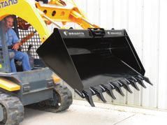 warranty on select drives Fully welded flighting for added auger strength BUCKETS Many styles available: General Purpose,