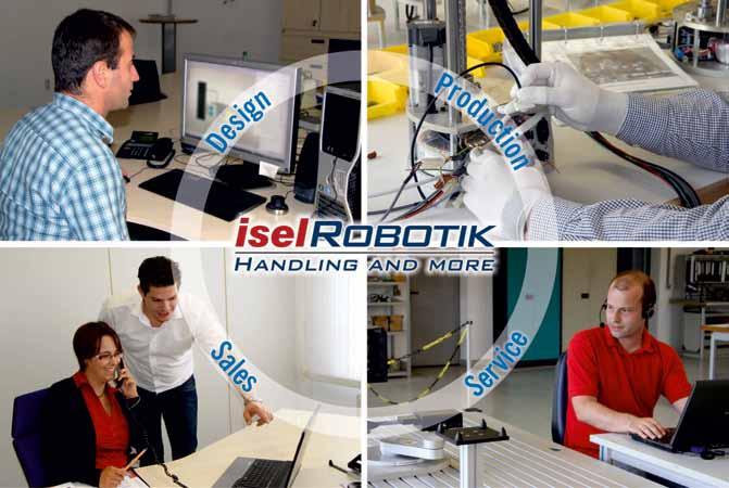 Robotic Robotik As a division within isel Germany AG, isel Robotik presents a cross-section of its product portfolio of automation components for robots, wafer-handler, prealigners, linear units, end