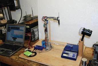 Motor test stand 01 Power system testing rig is built