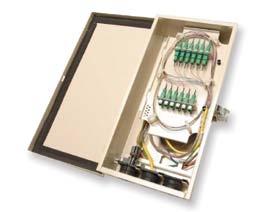 single outer door. Available as a 2 panel termination and splice or splice only unit 17.