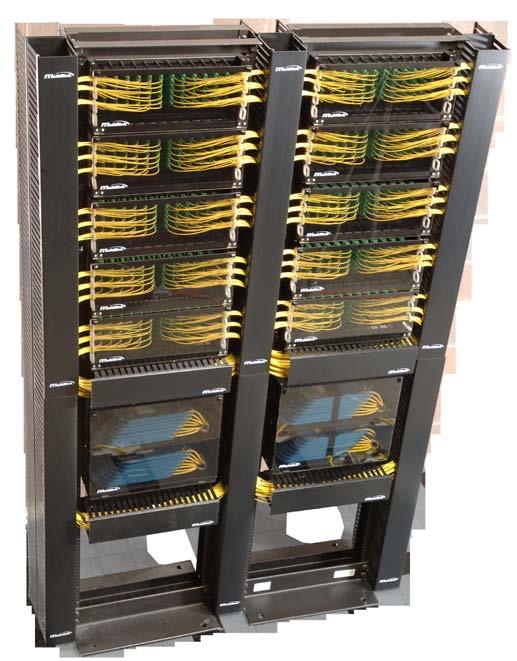 Cable Management Slotted Duct Cable Management Multilink offers both horizontal and vertical cable management products extruded from high grade polymers.