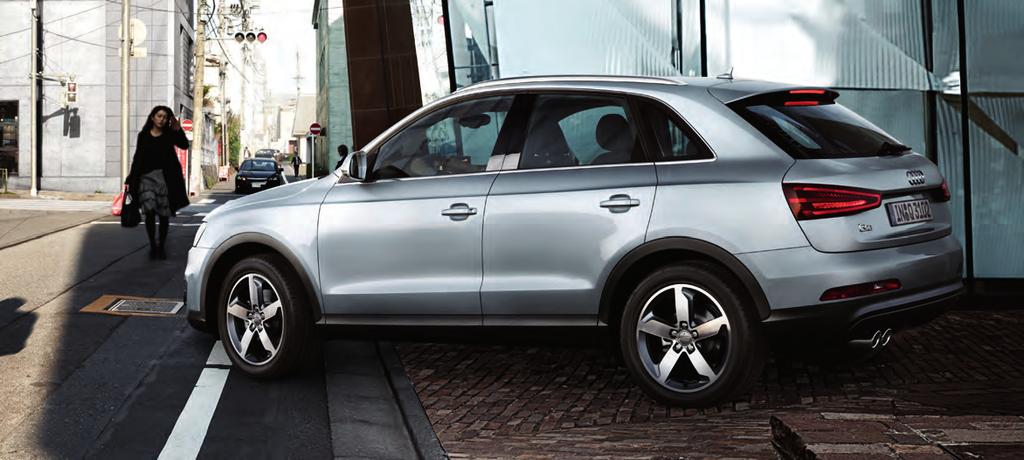 The Audi Q3. The urban SUV. The new Audi Q3 combines the strengths of an SUV with the progressive design of a coupé.