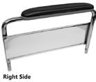 07 ea. Invacare Desk Black Plastic 181-101 Right $30.07 ea. 181-102 Left $30.07 ea. MRI Stainless Steel, 6" High, for Removable Arms 180-160 Full, 19¼" Long $26.