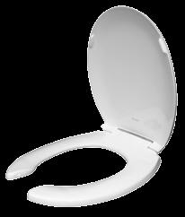 Seat Open Front With Cover Standard Plastic Toilet Seat 230-111 White $26.85 ea. 230-211 Black $23.00 ea.