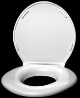contoured sitting surface that is roomier than any other toilet seat on the market.