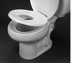 1200 lbs Open Front  1200 lbs Toilet Seat w/cover, White 230-125-WH $120.