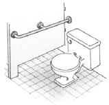 Grab Bars We re The Friendly People All Grab Bars are made with stainless steel and come in 1½" diameter. Other diameters are available in 1¼" and 1" but may not meet building or state codes.