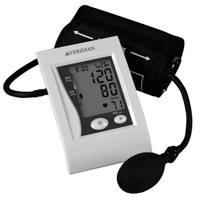 Blood Pressure We re The Friendly People Automatic Digital Blood Pressure Arm Monitor Fully automatic, one-button operation is easy to use for at-home monitoring.
