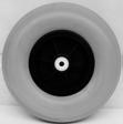 2 Piece Black Hub, Black Urethane Tire. Bearing I.D. Hub Width 5/16" Bearing 2-1/2" 161-432 Disc.