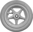 10 ea. 7/16" Bearing 2-1/2" 161-614 $28.10 ea. Pneumatic Tire Solid Tire Pneumatic Tire 2 Piece Black Hub, Grey Pneumatic Tire.