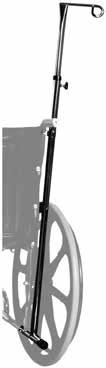 30 E O2 Tank Carrier for Rollators Attaches conveniently to the frame of a 3- or