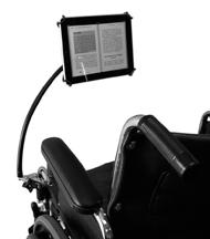The flexible yet sturdy gooseneck arm will hold the unit in place for touch screen use but can
