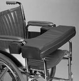 40 16-18 Wide Wheelchair, 4 Thick, Full Arm, Mauve 195-118