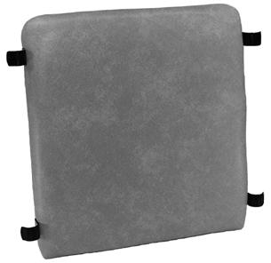 Solid Back Insert 701-4CL $57.75 *Choose color and material from page 159 Standard Drop Hook Back Made with Naugahyde, nylon, or mesh, 1 foam and ½ wood. Fits 18 adult wheelchair.
