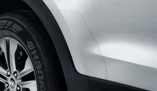These oversized mud guards are designed to provide enhanced protection for the car's underbody, sills and doors against excessive dirt, slush