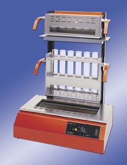 behrotest InKjel Infrared Rapid Digestion Units The basic units in the behrotest InKjel model series hold insertable frames for different combinations of vessels: 6 reaction vessels with 250 ml