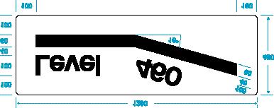 Date June 2003 Lineside Operational Safety Signs Page 126 of 206 Sign AK202z: Gradient Sign Presentation: Lettering and Digits: This sign identifies the gradient of the track in both directions from