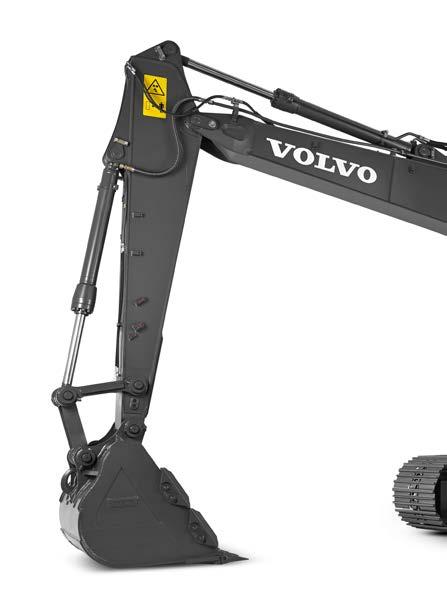 low noise A valued performance A versatile machine Access more applications and efficiently perform a variety of tasks with Volvo s extensive attachment range.