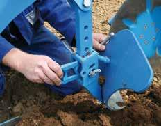 Always well equipped Skimmers for blockage-free ploughing Adjustment of the skimmers without tools No twisting of the skimmer The innovative skimmers