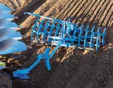 This enables secure hooking of the packer and an optimum pull point position during ploughing.
