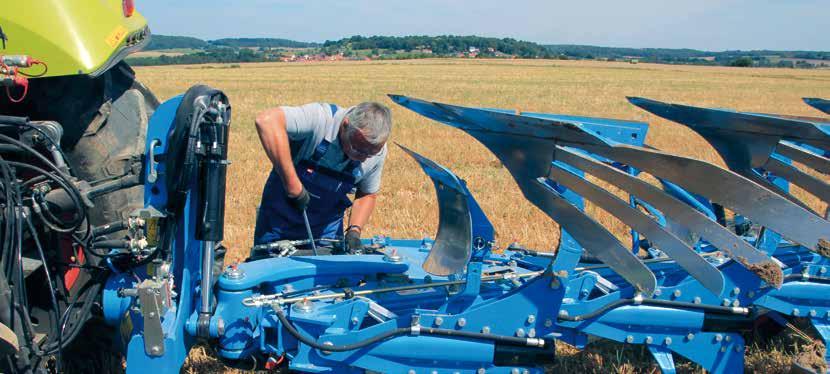 Service decides When you have bought a machine from LEMKEN, the well-known, almost proverbial LEMKEN service starts.