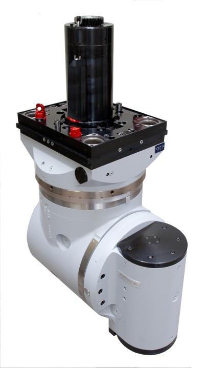External liquid cooling Internal and external cooling of the of the Manual swiveling A-axis 0 ± 135, 1 steps