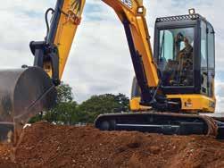 3 All hydraulic functions can be fully isolated with JCB s safety lever
