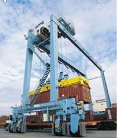 Rubber Tire Gantry Crane (RTG) The RTG crane travels on tires The gantry is also equipped with steering This type of crane needs a level area for operation Crane Drive Basics R0101.