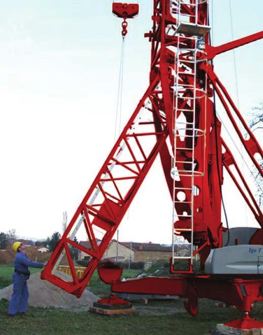 cable. Mast inserts Increase your working height by up to 12 m (39.4 ft) with optional mast inserts.
