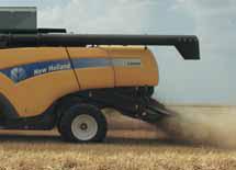 Flexible chaff blowing Two hydraulically driven chaff blower units can blow the chaff into the straw chopper for spreading