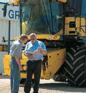 issues. Top satisfaction. The New Holland Top Service team will track and chase every query to a satisfactory conclusion.