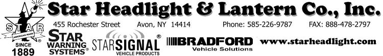 It is the responsibility of the installer and/or owner to ensure the lightbar is