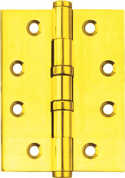 Solid Brass Ball Bearing Butt Hinges: Bearings 01-4010 4 x 3 x 3mm 2 PB 01-4011 4 x 4 x 3mm 2 PB 01-4012 4.5 x 4.