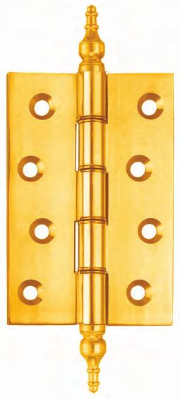 Hinges with Double SS Washers & Finials: Specification: 2mm Hinge suitable for 8 to 12 Kg