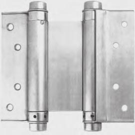 Double Action Spring Hinges: Single Action Spring Hinges: A B C D E F G H