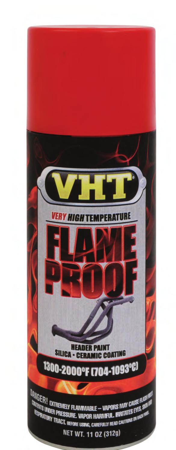 DONE ON OR OFF VEHICLE SEE BELOW Curing FlameProoftm 3ATIN #LEAR 30 VHT FlameProof ing only attains its unique properties after correct curing (refer to instructions on the can). &LAT!