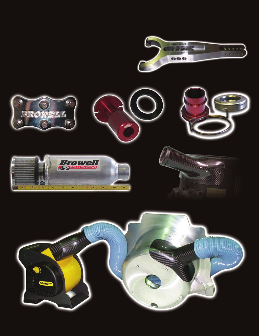 BELLHOUSING ACCESSORIES Browell offers a variety of accessories that comp