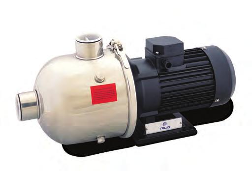 O2HM, O2HS, O2SI series Horizontal multistage stainless steel centrifugal pump Cooling water