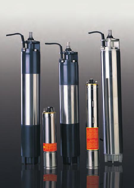 O2QJ series Submersible borehole pump Water supply Irrigation Mine dewatering Sprinkling and irrigation Capacity: Q up to 1000 m 3 /h up to 5000 gpm Head: H up to 400 m up to 1200 feet Temperature: T