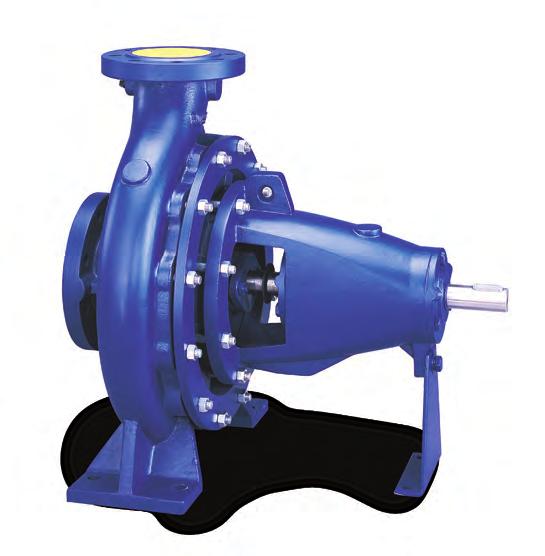 O2PA series Single stage end suction centrifugal pump Cooling water Water supply and distribution Fire protection Drainage Irrigation General industrial services Pulp and paper Textile Steel services