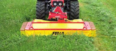 FELLA 2015/2016 Alpine 13 SPECIALISTS FOR ALPINE USE To also meet the demands of farmers in alpine regions, FELLA has developed the SM 200 series disc mowers.