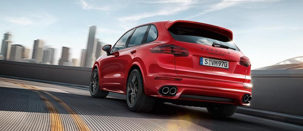 6 7 The new Cayenne GTS Still the strongest driving force: passion. Enthusiasm: explosive, irrepressible, unleashed. And, in the new Cayenne GTS, exceptionally direct.
