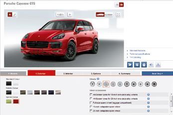 14 15 Technical data/efficiency classes/tyres/car Configurator Cayenne Cayenne GTS Configuration/cylinders V6 V6 Displacement 3,598 cm 3 3,604 cm 3 Max.