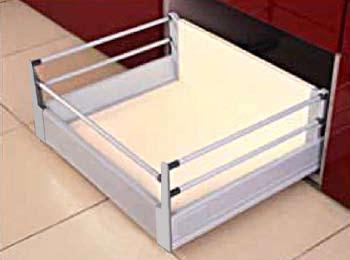 Slides Soft Closing Drawer System 3.1 Soft Closing Drawer System B01E - Inner Drawer - 135mm eight NOTE: PUS TO OPEN also available use code DB1-B31****. leksupply.com.