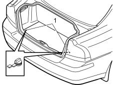 Lay the parcel shelf on the folded backrests. M8503598 21 Remove the cargo compartment carpet at the rear edge.