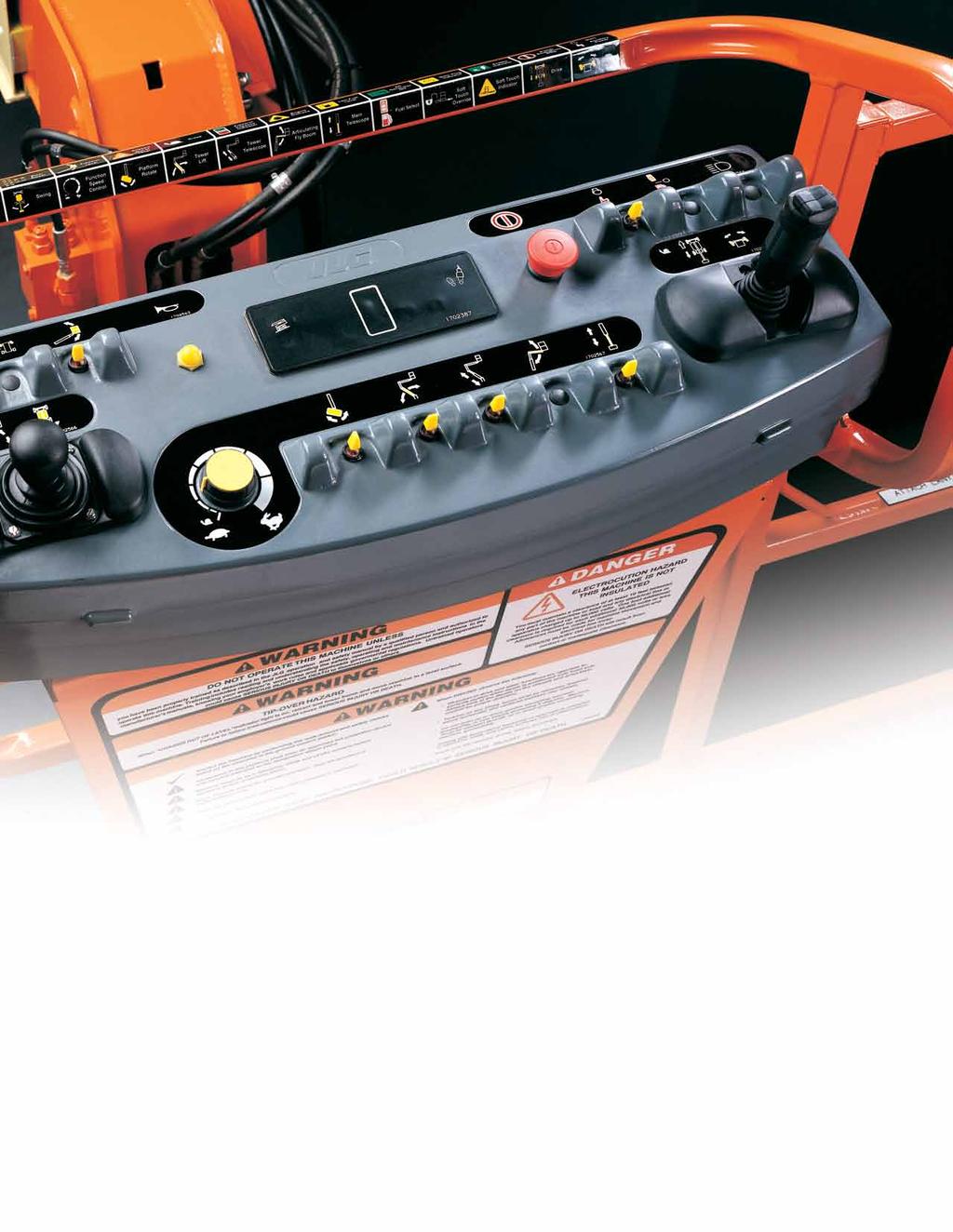 Control ADE System JLG s Exclusive Advanced Design Electronics (Control ADE) System helps optimize productivity while