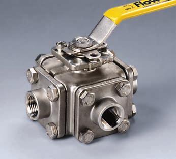 Class 300 Block Style, Bolted Ends to Body Design Multi-Port 230/240 Series ball valves offer a compact, low-profile body design.